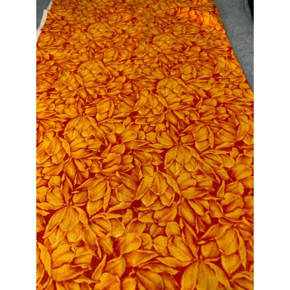 E.E. Schenck Just Petals Galaxy Collection Cotton Fabric 18"x22" Bright Yellow F - Picture 5 of 10